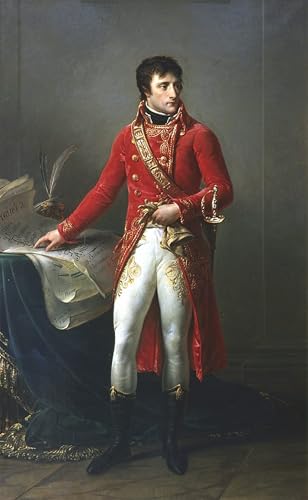 Lienzo de Napoleón Bonaparte de Antoine Jean Gros 60x90cm para rellenar paredes vacías