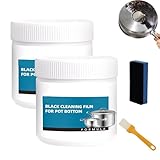 Pasta Potente Per La Rimozione Di Residui Bruciati Per Pentole, Detergente Multiuso Per La Cucina, Per Microonde, Forni E Piani Cottura (2 pz)