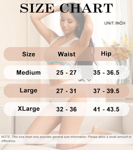 Image of Eiggam Women's Cotton Bikini Panties,High-Cut Full Coverage Stretch Cool Underwear for Women