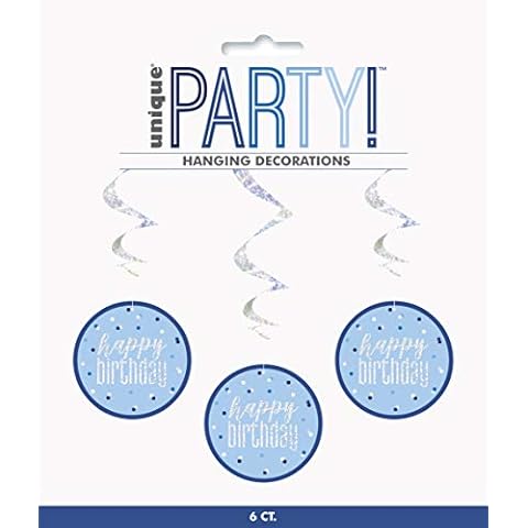 Unique 83793 Blue Prismatic Hanging Decorations Cover