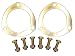 Proform 67927 3" Diameter Malleable Aluminum 3-Hole Collector Gasket Kit with Bolts and Nuts