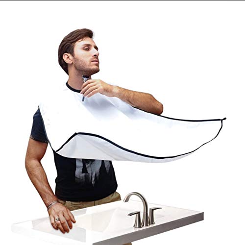Beard Apron Bib + Good Gift | Beard Catcher Apron for Trimming your Beard | Hair Clippings Catcher | Grooming Cape Apron | Perfect Gift for Men by FUZZY BEAR'D