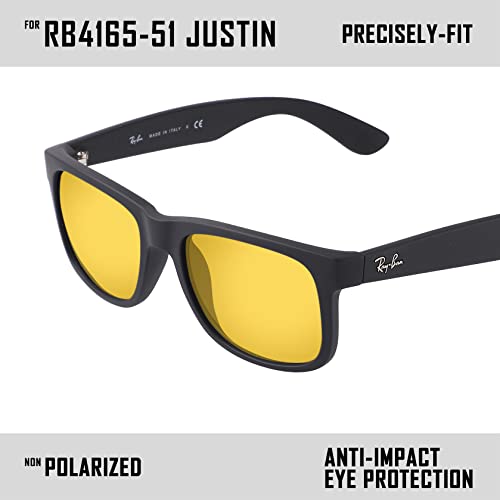 Image of Polarized Replacement Lenses for Ray-Ban Justin RB4165 Sunglass