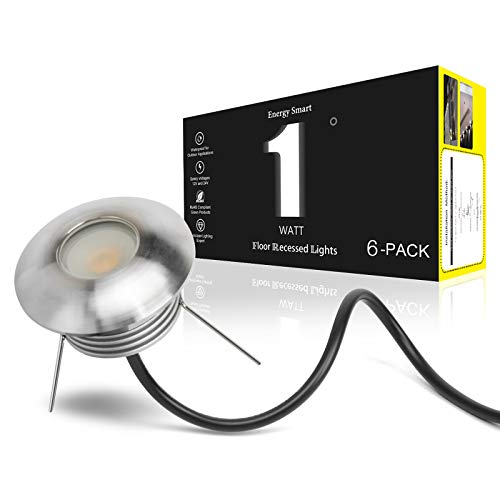New Product Landscapestation 6 Pack LED Well Lights - 1W 12V Ground Lights Waterproof Low Voltage Landscape Lighting for Driveway, Deck, Step, Garden Lights Outdoor (Warm White) Get Special Price Landscapestation 6 Pack LED Well Lights - 1W 12V Ground Lights Waterproof Low Voltage Landscape Lighting for Driveway, Deck, Step, Garden Lights Outdoor (Warm White)