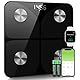 Körperfettwaage, Personenwaage Digital Waage Personen,28*28CM Körperwaage Digital mit APP 180 kg/400 lbs,Smart Waage mit Körperfett und Muskelmasse Weight Scale,Bluetooth Waage für Baby und Schwangere