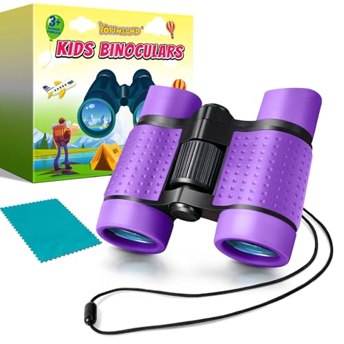 Binoculares Infantiles 4x30 Con Bolsa Y Correa, Juguete Educativo Y Resistente Para Niños De 3 A 12 Años, Regalo De Explorador