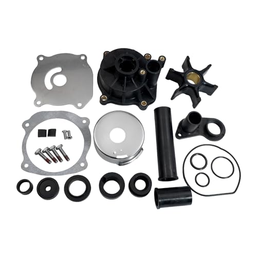 Image of Water Pump Repair Kit With Housing Fit for Johnson Evinrude V4 V6 V8 75-250HP Boat Outboard Motor Replacement for 5001595 435929 18-3315-2