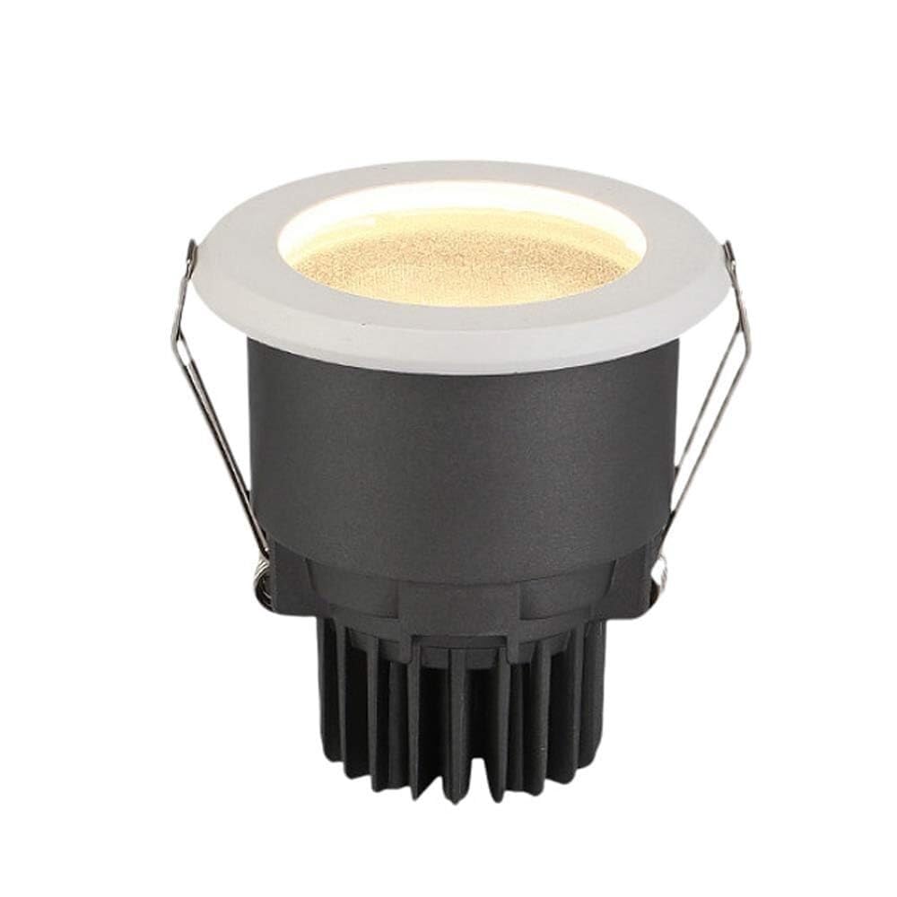 Faretto da Incasso a LED da 7W, 10W, in Alluminio, faretto da Incasso a LED, faretto antiruggine, faretto da Doccia, IP44, Impermeabile, per Ambienti umidi, per Interni (Colore: 7w, Dimensioni: Luce