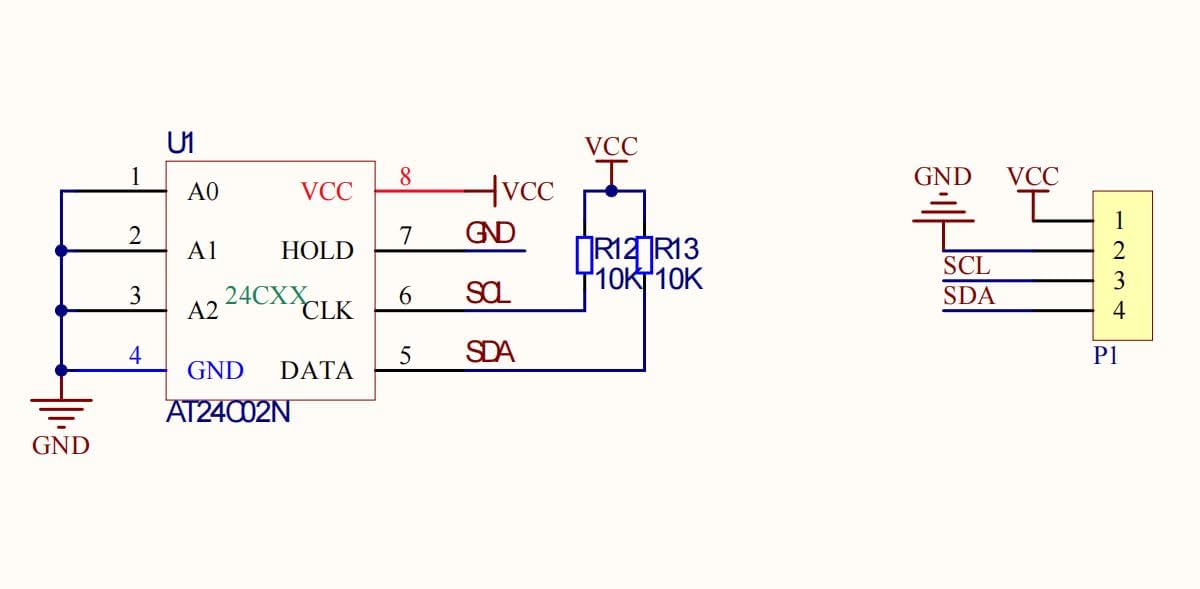 3 pezzi AT24C256 Interfaccia I2C Modulo di memoria EEPROM MCU IIC Accessori per lo sviluppo di microcontrollori