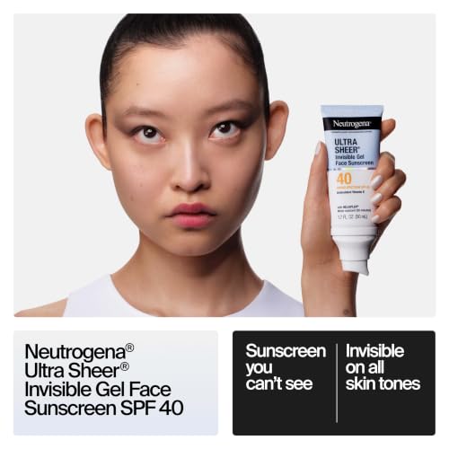 Neutrogena Ultra Sheer Invisible Gel Face Sunscreen, SPF 40, 1.7 oz Alternate view