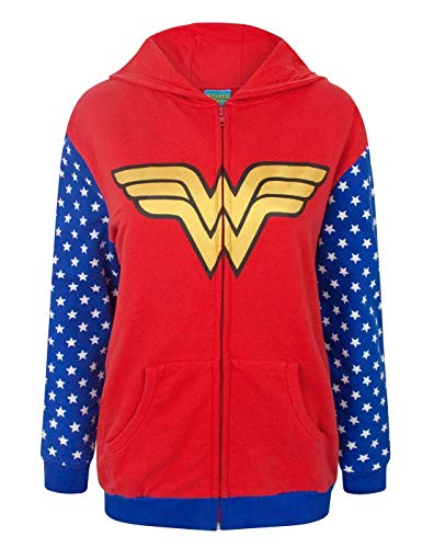 Wonder Woman Logo Women's Zip-Up Hoodie