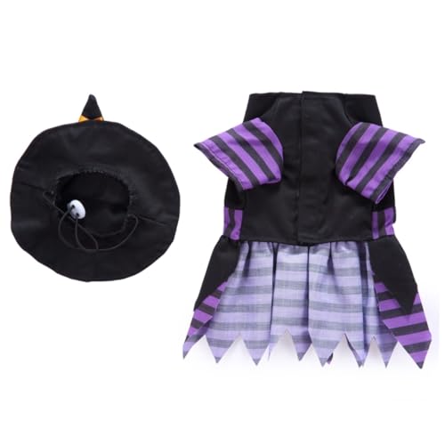 Disfraz Halloween Bruja para Perro Talla L miniatura 3