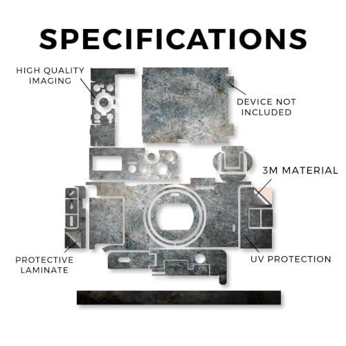 Image of Camera Skin Compatible with Sony ZV-1 Mark II (2023) - Shadow Concrete - Premium 3M Vinyl Protective Wrap Decal Cover - Easy to Apply | Crafted in the USA by MightySkins