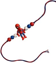 nestroots Spidey Shield Rakhi for Brother Kids | Beaded Thread with Spiderman Design Raksha Bandhan