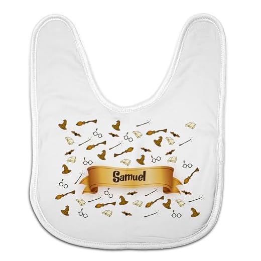 LolaPix Baberos Mago. Babero personalizado con nombre. Baberos originales. Bebé, niño, niña. Babero infantil cierre velcro. Regalos personalizados. Varios diseños.