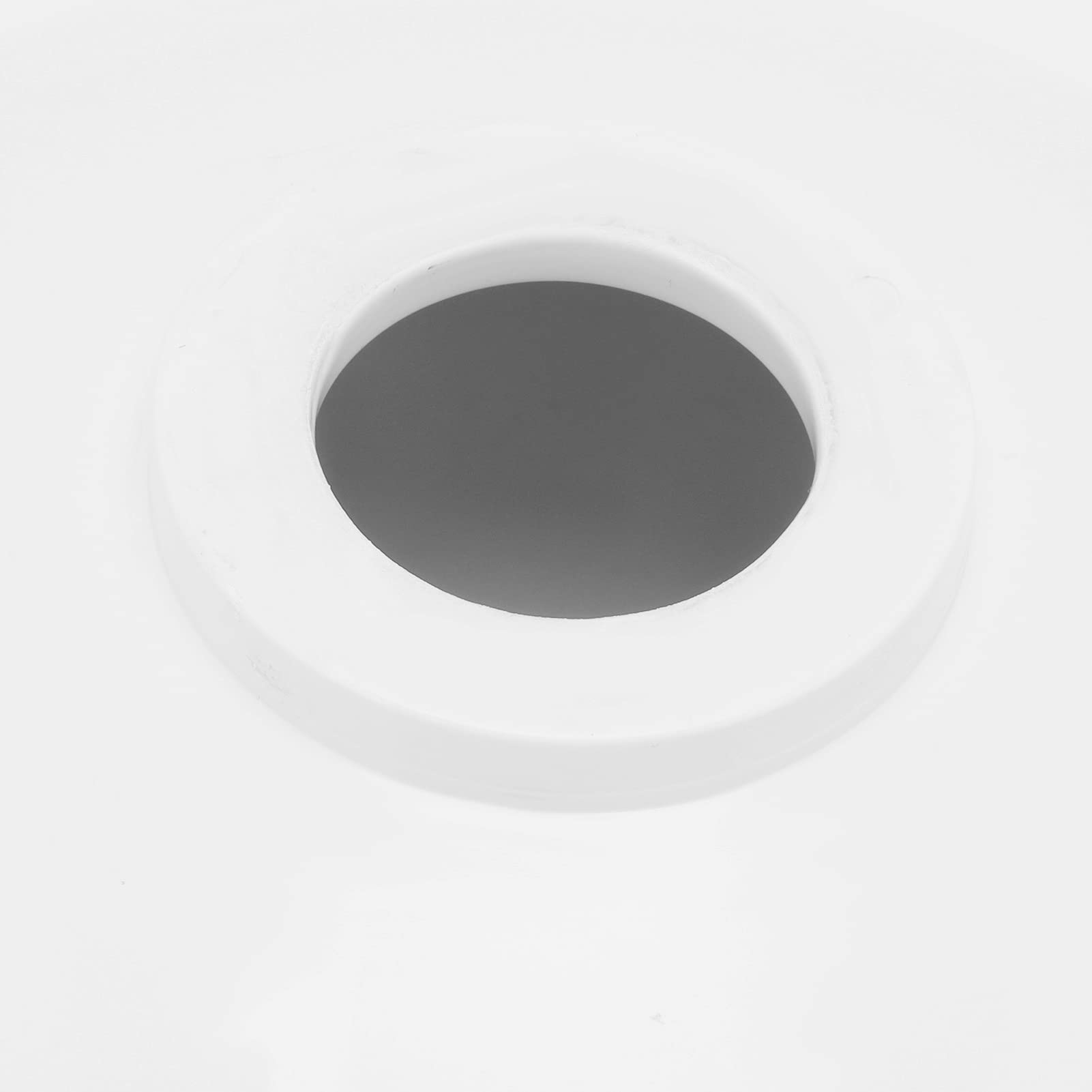 Lavabo de Recipiente Redondo, KIMISS 327.6x129.1mm Lavabo de Baño Lavabo Moderno de Acrílico Lavabo de Lavabo para Caravanas Campistas Yates Baño