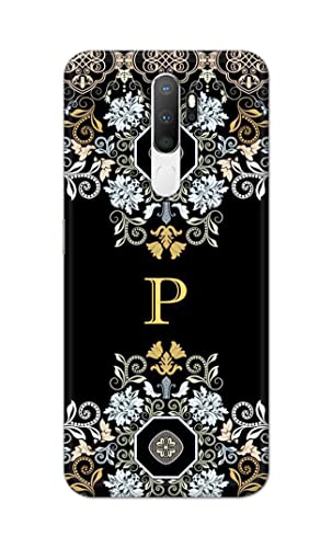 Image of Printed Hard Back Cover Case for Oppo A5 2020 | Oppo A9 2020 Back Cover (Alphabet P) -1803