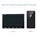 TOGUARD Portable Monitor 7 Inch IPS Small HDMI Security Monitor USB Powered HD 1024x600 Computer Display Screen with AV VGA Input, Touch Keys, Built-in Speakers, Remote Control for Raspberry Pi PC