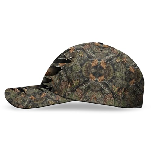 Image of Skull Cap, Gifts for Men, Skull Us Flag Skeleton Gothic Horror, Black Baseball Cap, Adjustable Caps Sun Hat