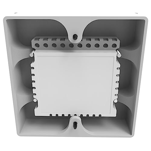 Caixa de Sobrepor 4x4 para Interruptores Inteligentes – Adaptador Prático e Elegante – Branco