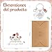Imagen de Hestya Set de 6 Regalo para Profesora Regalo para Gracias Maestra Bolsa para Profesora Infantil Libreta y Bolígrafo para Maestra Llaveros para Profe Tarjeta de Agradecimiento con Sobre