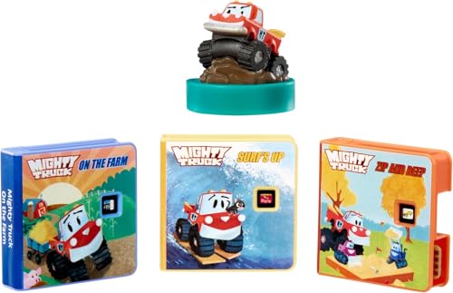 Little Tikes Mighty Truck Collection for Story Dream Machine - 3 Stories & 1 Character Storytime Books with Audio Play Character For Boys and Girls Ages 3+