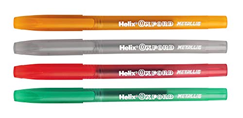 Bolígrafos Gel Metálicos Helix Oxford (Pack de 4) miniatura 2