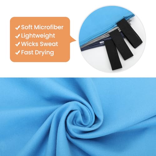 Yaozoon 3 Pack Gym Towel Men Women Quick Dry Microfiber Workout Gear for Body Sweat - image 4
