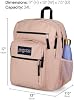 Mochila para laptop JanSport - Bolsa para computadora con 2 compartimentos, correas ergonómicas para hombro, funda para laptop de 15", asa de transporte - Verde Cargo 3