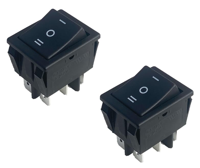 Pack of 2#105147 Vacuum Cleaner on Off Rocker Switch Upright Vacuum 105087 Quality Durable New Replacement Parts for ProTeam Pro Team 1500XP ProCare