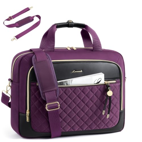 LOVEVOOK Laptop Briefcase for Women, Computer Messenger Shoulder Bags | Fits 15....
