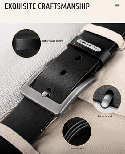 Image of Urban alfami Genuine leather Belt for Men formal, TMBR-19-F