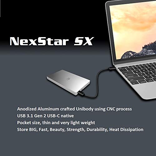 Caja Externa SSD SATA 2.5" USB 3.1 Gen 2 Tipo C Plata miniatura 4
