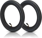 GZRXIOUS 2 Pack of 12 1/2 X 2 1/4 Inner Tubes with Angled 45° Valve Stem Thickened 12 Inch Out and About Inner Tube Suitable for Baby Strollers, Tricycles, Balance Bikes, Bicycles, and Children's Cars