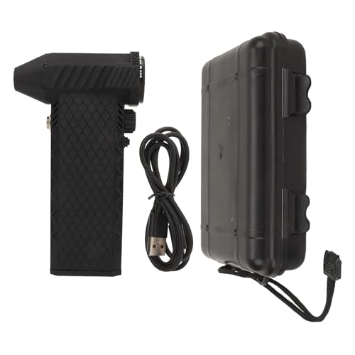 Leistungsstarker Druckluft-Staubwedel, Elektrischer Jet-Ventilator mit 110.000 U/min, Wiederaufladbares Luftgebläse mit Bürstenlosem Motor und 52 M Pro Sekunde für