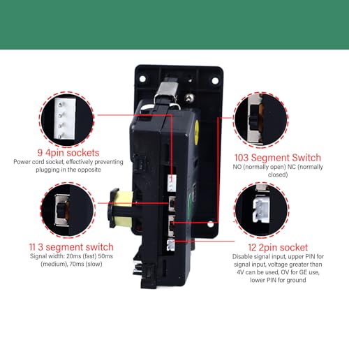 Image of Multi Acceptor Coin Selector, with 6 Memory Type and Refund | For Gaming Vending Machine, For Washing Machine