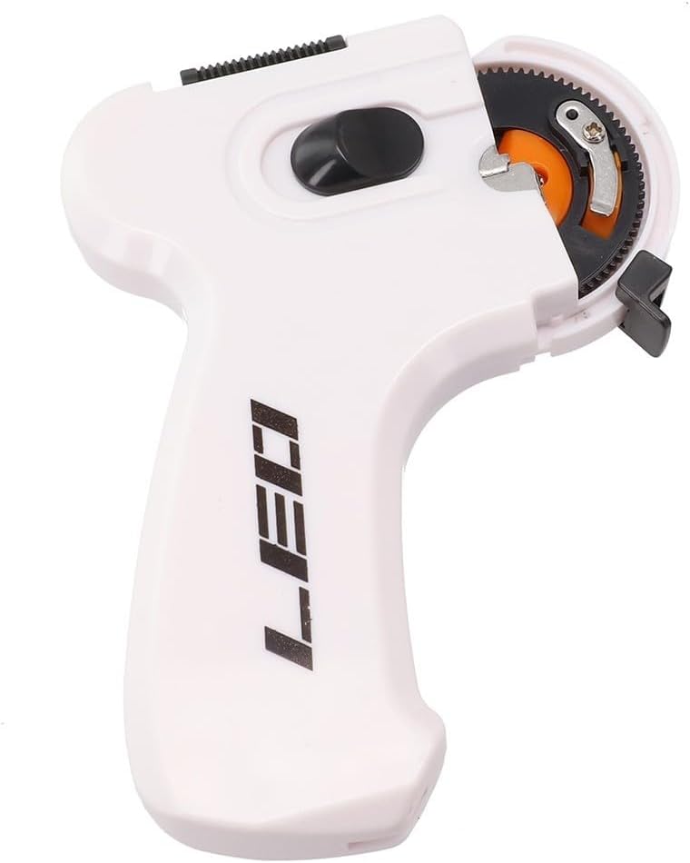 Electric Hook Tying Machine for Fishing Automatic Knotter Tool with PC/ABS Shell Portable Binder for Thin Hooks and Lines for battery Powered Device for Anglers(long handle)