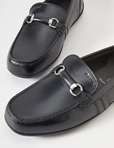 Geox New Fast BOY 3 Moccasin, Newfastboy 3-Black, 10 Little Kid | Image 3