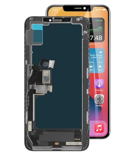 Schermo Display LCD per iPhone XS Max, 3D Touch Sostituzione Vetro Digitalizzatore Parti 6,5 Pollici di Ricambio, A1921, A2101, A2102, A2103, A2104 (Non viene fornito con strumenti di riparazione Schermo Display LCD per iPhone XS Max, 3D Touch Sostituzione Vetro Digitalizzatore Parti 6,5 Pollici di Ricambio, A1921, A2101, A2102, A2103, A2104 (Non viene fornito con strumenti di riparazione