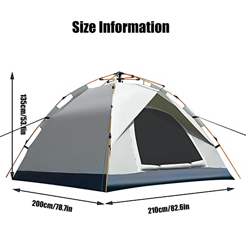 Carpa para 2 a 4 personas, impermeable para camping miniatura 7