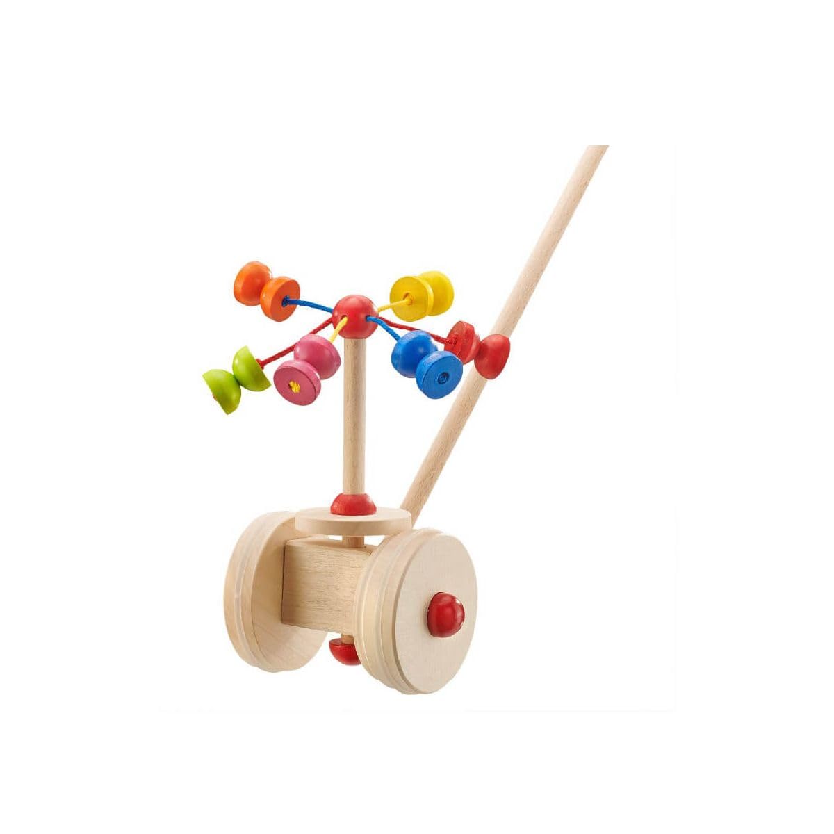 Selecta 62031 Carousel Sliding Figure, Sliding and Pull-Out Toy Made of Wood, 20 cm