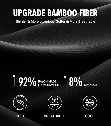 Separatec Mens Boxer Shorts Soft Rayon Made from Bamboo Boxers for men Loose Breathable Cooling Men's Underwear 3 Pack2