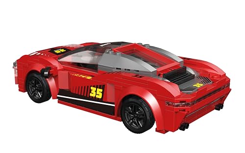 Carrera - 370200010 RC I 2,4GHz Construction Racer I RC Chassis mit Bausteinsatz zum Selber Bauen I 318 Teile I Volle Fahr- & Lenkfunktion I Rennspaß zum Selberbauen