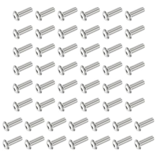 DFSGEP 60�� #8-32 UNC x 3/4�C���` �X�e�����X�X�`�[�� �Z�p�h���C�u �{�^���w�b�h�\�P�b�g�L���b�v�l�W �Ƌ��DIY�v���W�F�N�g�p(#8-32 UNF x 1/2 Inch)