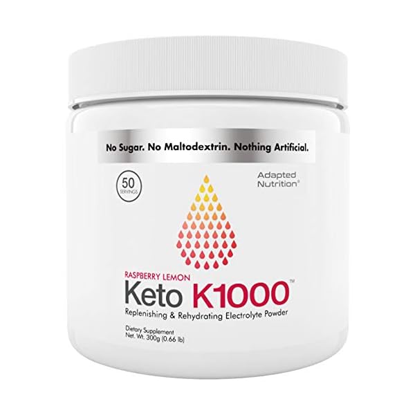 Keto-K1000-Electrolyte-Powder-Hydration-Drink-Mix-Supplement-Boost-Energy-Beat-Leg-Cramps-No-Maltodextrin-or-Sugar-Raspberry-Lemon-50-Servings Hi-Lyte Keto K1000 Electrolyte Powder | Raspberry Lemon | Hydration Supplement Drink Mix | Boost Energy & Beat Leg Cramps | No Maltodextrin or Sugar | 50 Servings