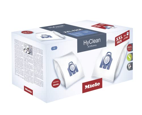 Miele Original Zubehör – XXL Performance Pack HyClean 3D GN Staubsaugerbeutel und HEPA Filter – Hält den Staub im Staubsauger (10408410)