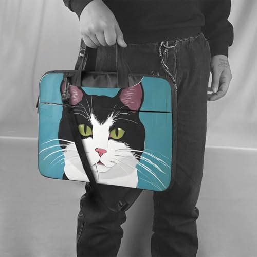 Bolso Delgado para Laptop con Correa Negro miniatura 7