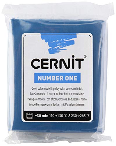 Cernit Acrilla Número Uno 56g, Azul Marino, 7x5.5x1.5 cm