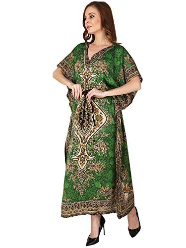 Kaftan maxi de poliéster Ukal con estampado paisley para mujer 5
