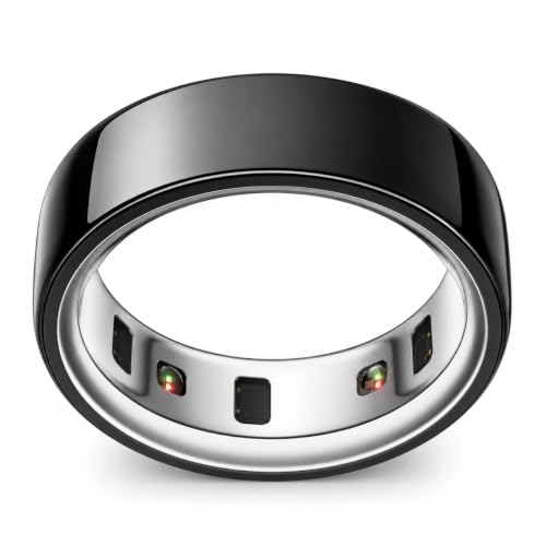 Image of OURA Ring 4 Smart Ring - Black - Size 15